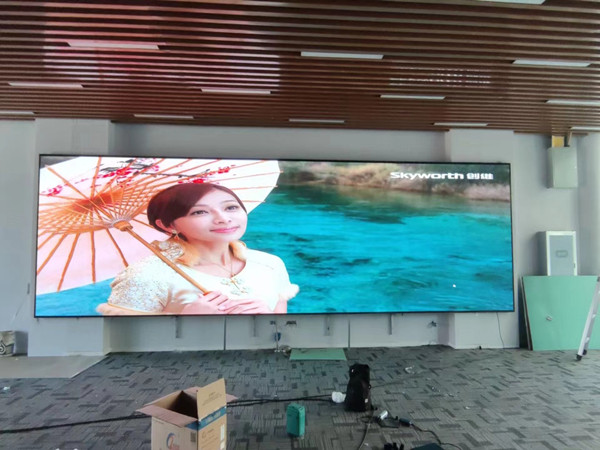 延吉P1.53led小间距屏安装案例